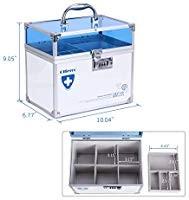 Ollieroo Combination Lock Box For Medication Child Proof First Aid