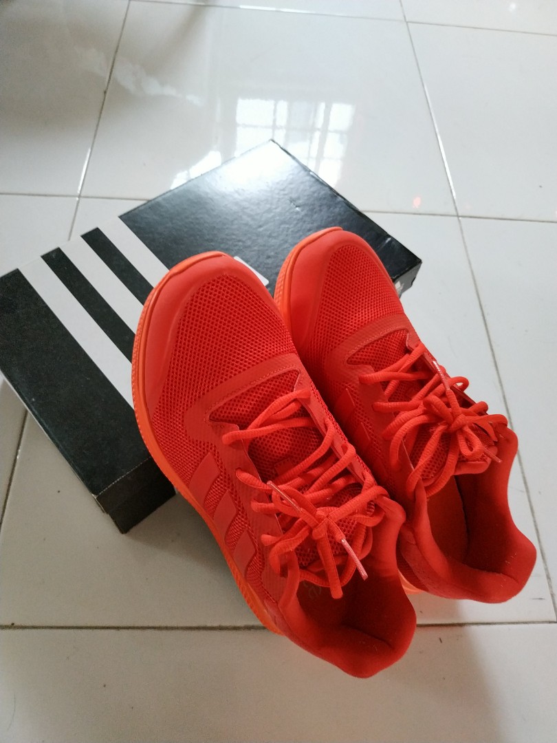 Red Adidas Shoes, Men's Fashion 