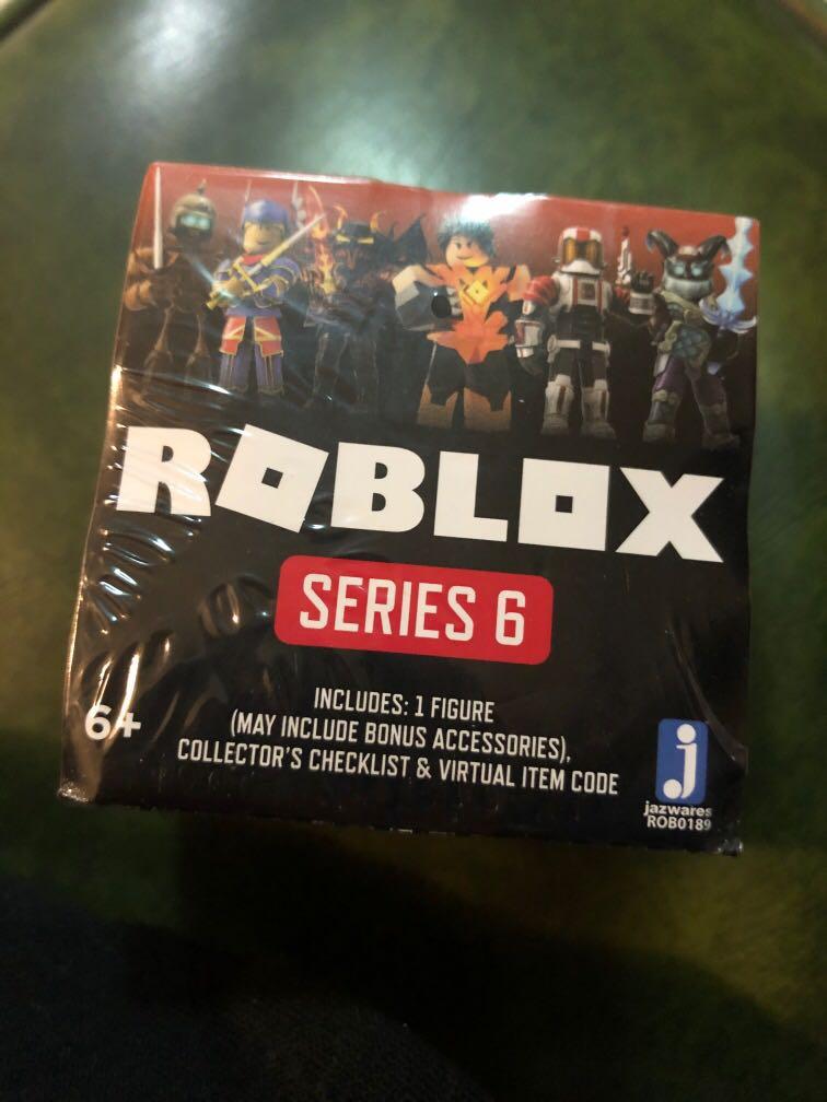 Roblox Series 6 This Mystery Box Includes A Code And A Figurine On - details about roblox series 4 mystery box lot of 4 figures exclusive virtual item code new