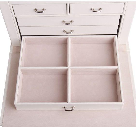 Rowling leather jewellery box 2024 travel case and lock zg245