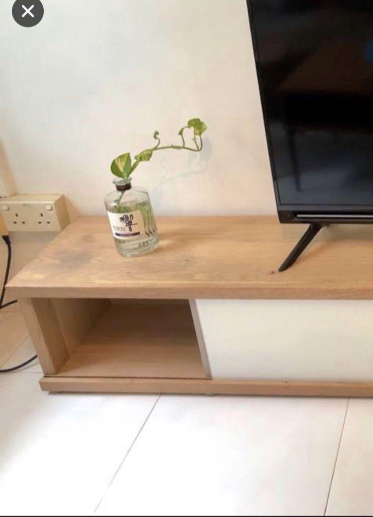 Solid wood picket and rail Norya collection TV Console, Furniture