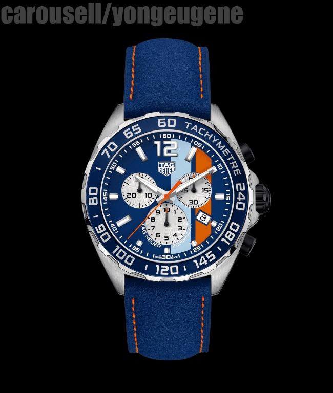 Tag Heuer Formula 1 Gulf Special Edition Caz101n Fc8243 Men S Fashion Watches On Carousell