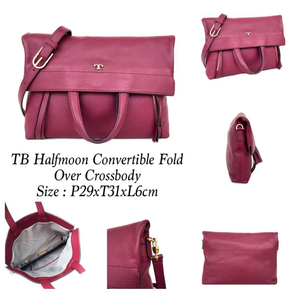 Tory burch half cheap moon fold over