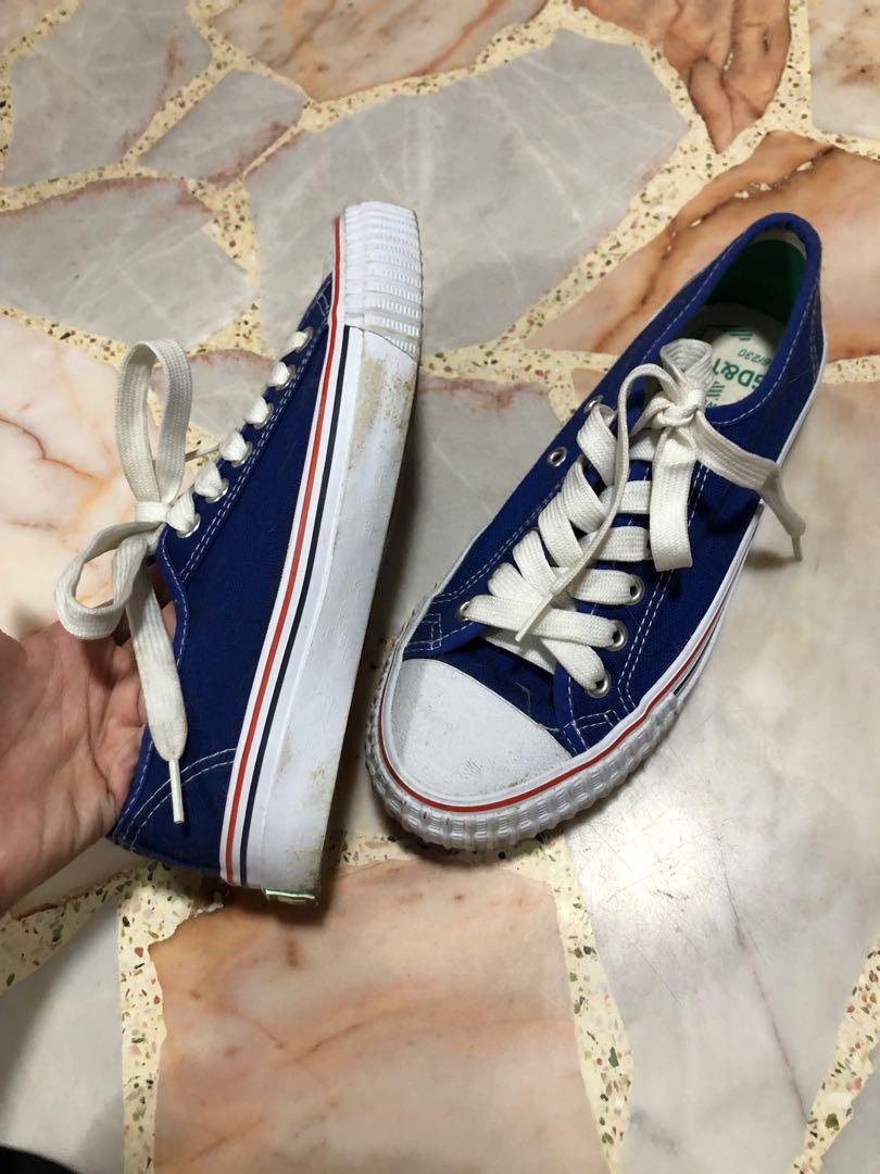 Dark blue canvas shoes cheap