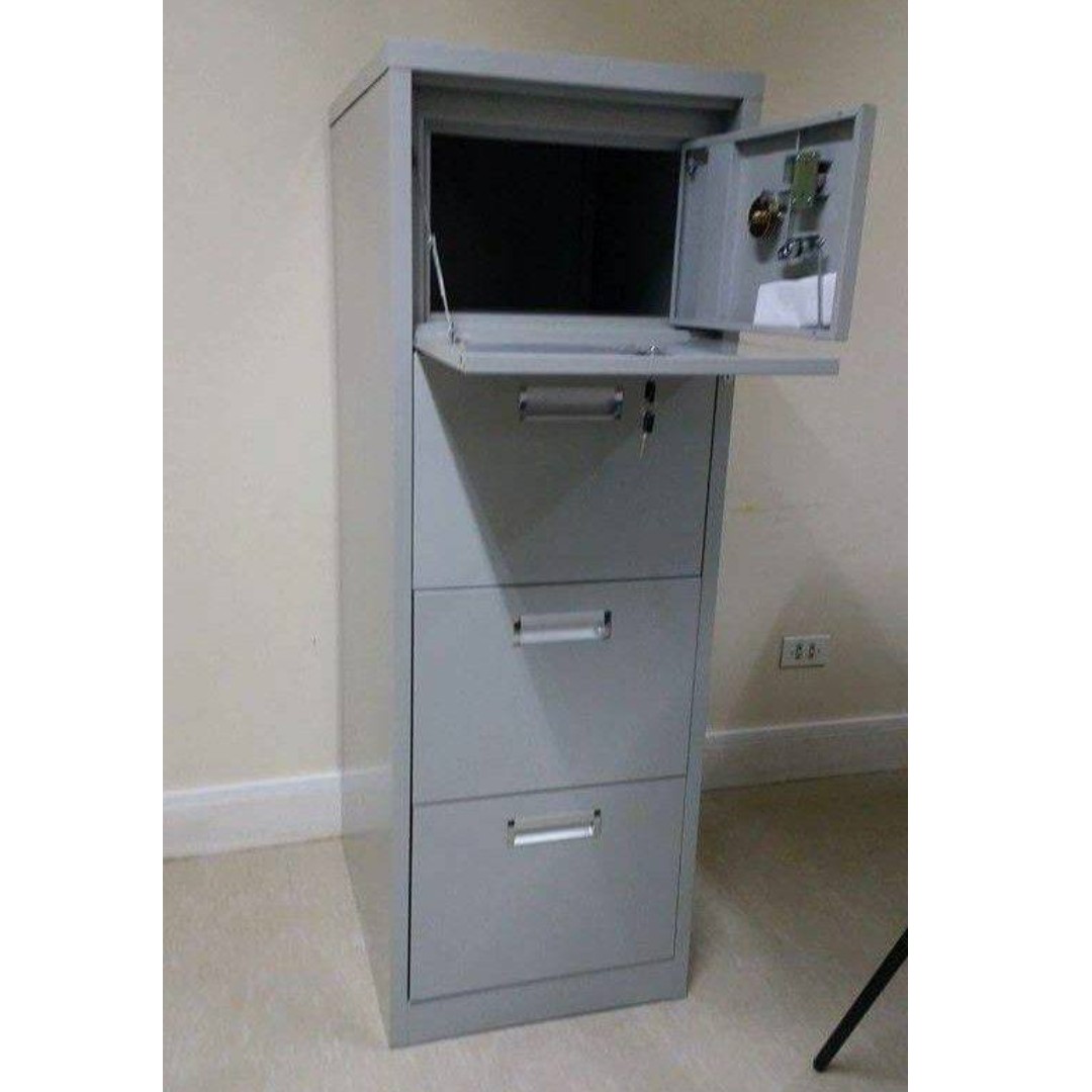 vertical filing with safety vault, Furniture & Home Living