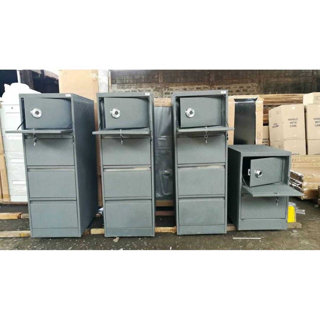 vertical filing with safety vault, Furniture & Home Living