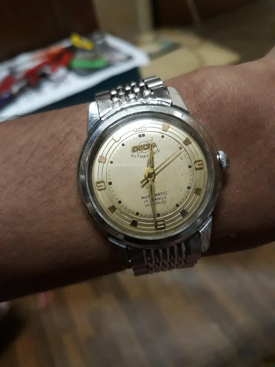 Vintage Enicar Ultrasonic automatic watch, Men's Fashion, Watches & Accessories, Watches on