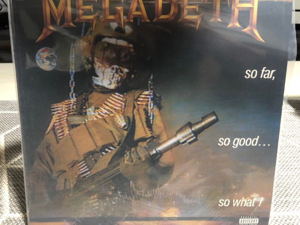 Vinyl Record Megadeth So Far So Good So What Remastered, Hobbies & Toys, Music & Media, Vinyls