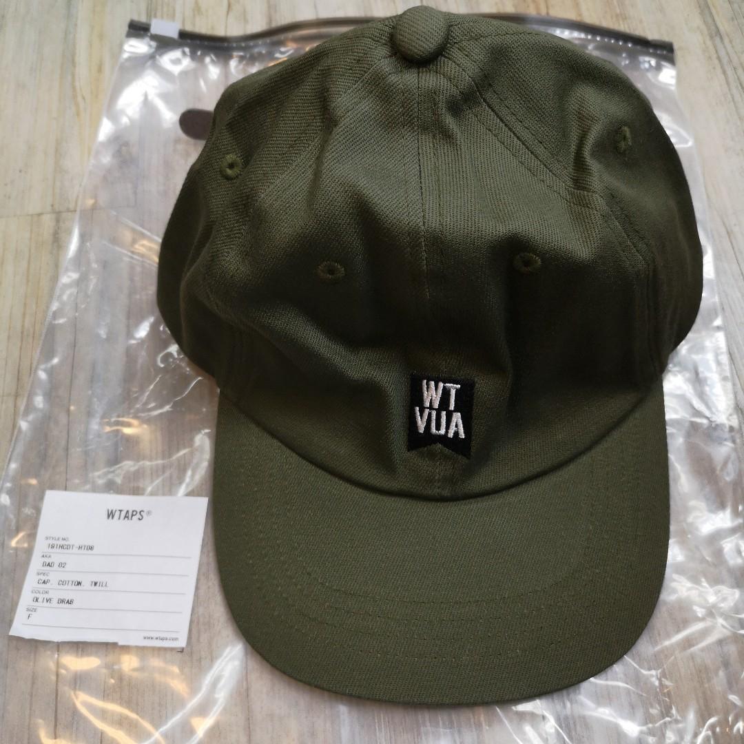 WTAPS DAD 02 CAP. COTTON. TWILL (OLIVE), 男裝, 手錶及配件, 棒球帽
