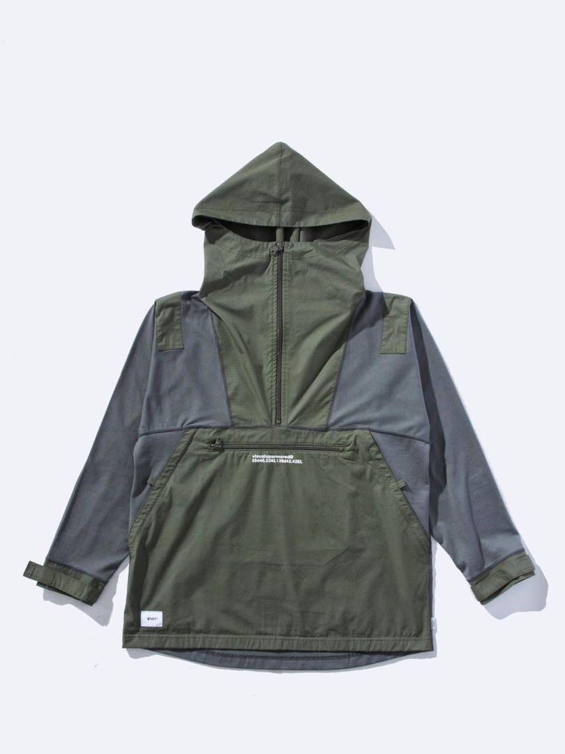 Wtaps Drag On Tech Hooded Pullover, Men
