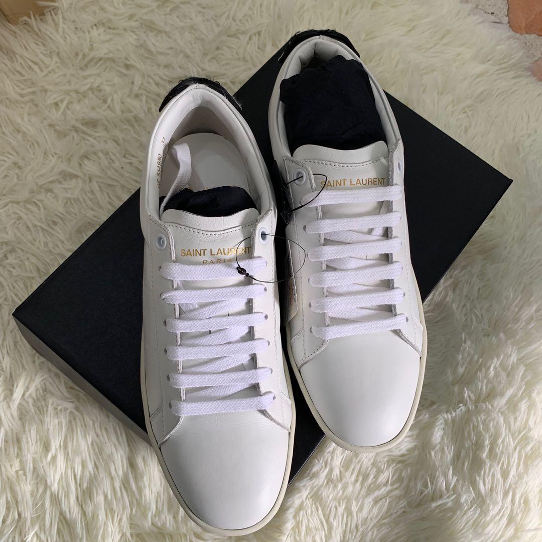 saint laurent sneakers lips