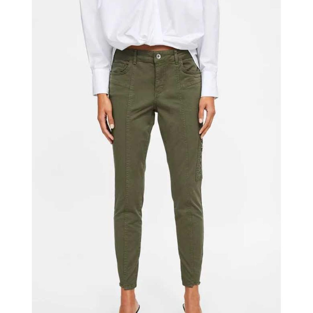 zara army jeans