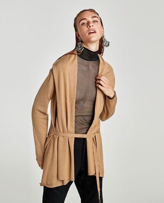 Zara Knit Belted Cardigan, Women's 