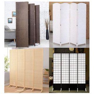 Foldable divider Privacy Room Divider Screen Divider /Foldable Partition Screens Folding Room Partition  