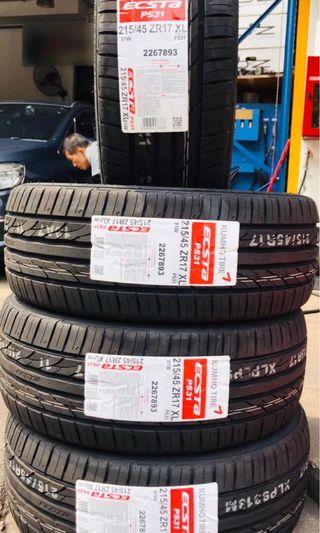 215/45R17 Kumho Escta PS31