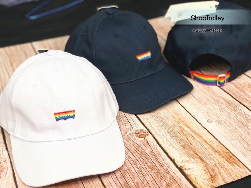 levis rainbow hat
