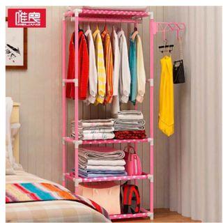 Multipurpose Clothes Rack Organizer with w/ Bag Hanger