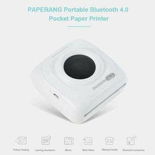 Paperang P1 Portable Bluetooth Wireless Phone Memo Thermal Receipt Photo Printer
