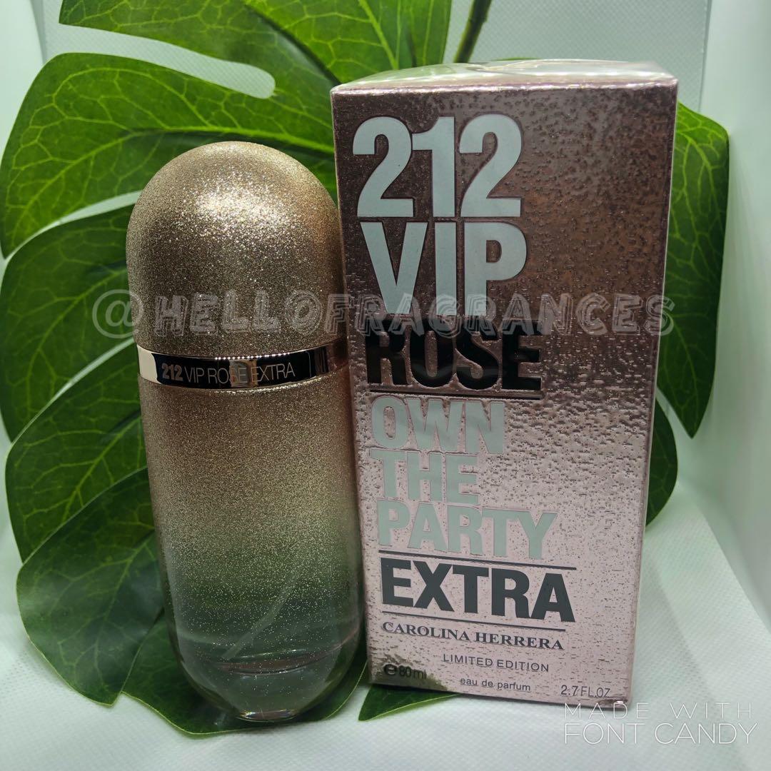 Perfume 212 vip rose own the party extra outlet