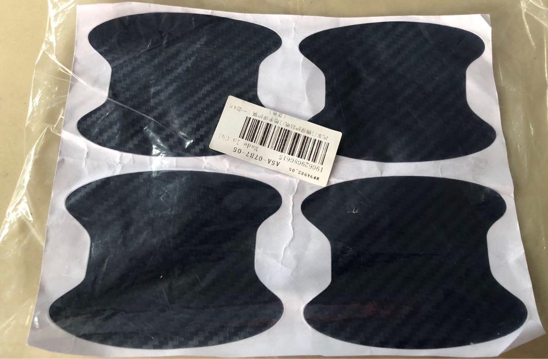 4pcs Navy Blue Auto Door Handle Protective Film 3d Car Accessories Accessories On Carousell