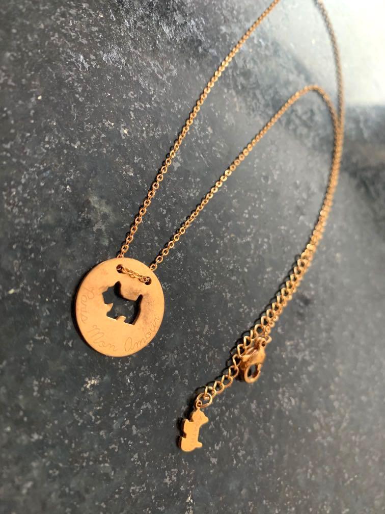 Agatha paris rose gold necklace, Luxury 