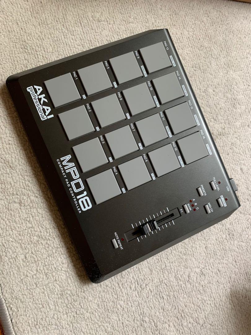 Akai MPD 18 compact pad controller, Hobbies & Toys, Music & Media ...