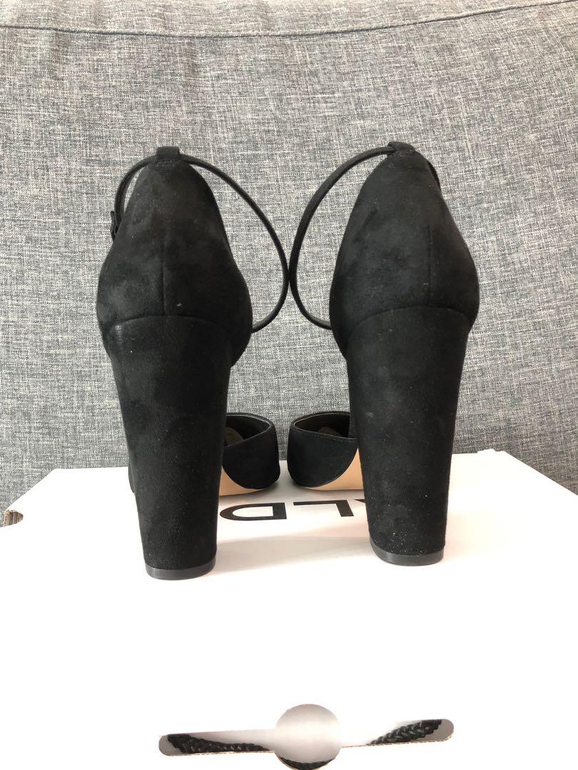 ALDO Nicholes Black Block Heels Women s Fashion Footwear Heels