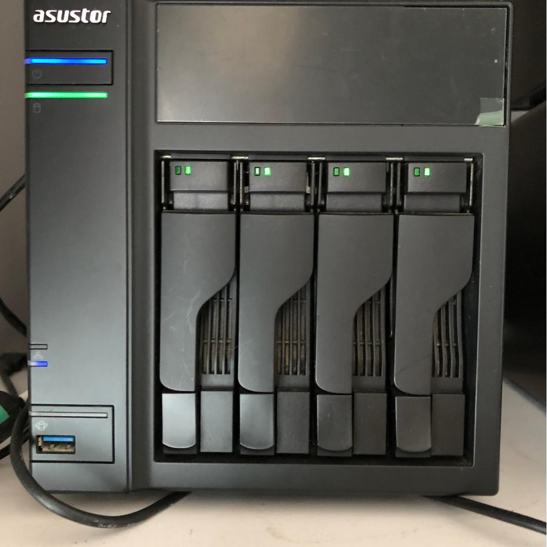 Asustor AS-204TE (4-Bay)+ 2TB HDD X 4 (Not Synology Qnap), 電腦＆科技, 電腦周邊及 ...