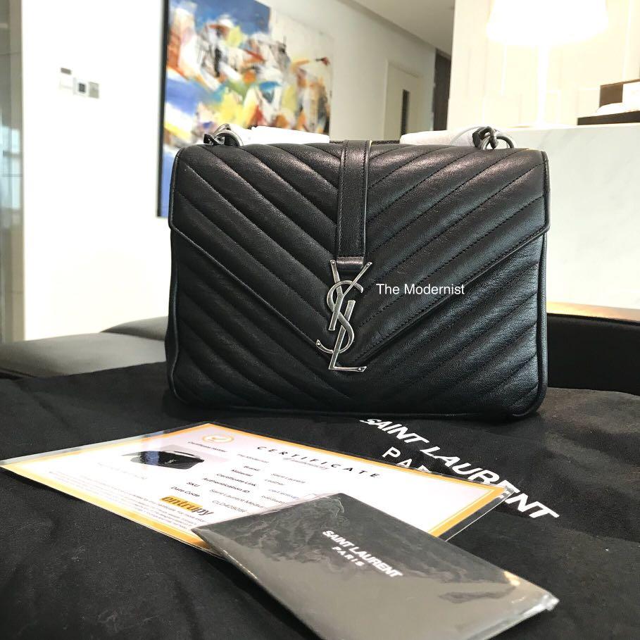 YSL College Flapbag, Luxury, Bags & Wallets on Carousell
