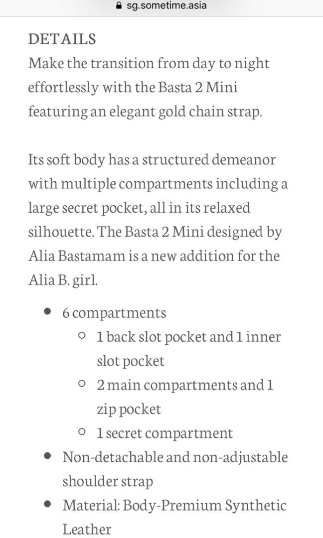 Basta 2 Mini Brown Women S Fashion Bags Wallets Handbags On Carousell