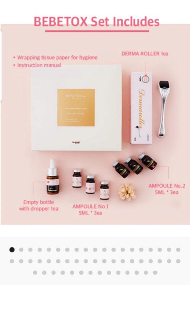 Bebetox Full Set With Roller Beauty Personal Care Face Face Care On Carousell