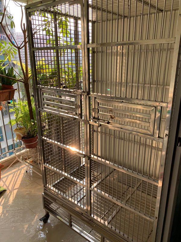 Big stainless steel birdcage custom made