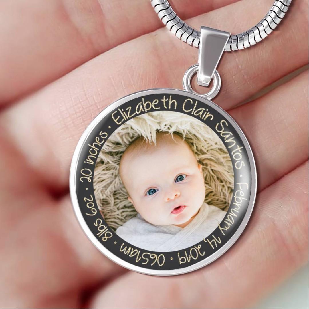 personalized baby name necklace