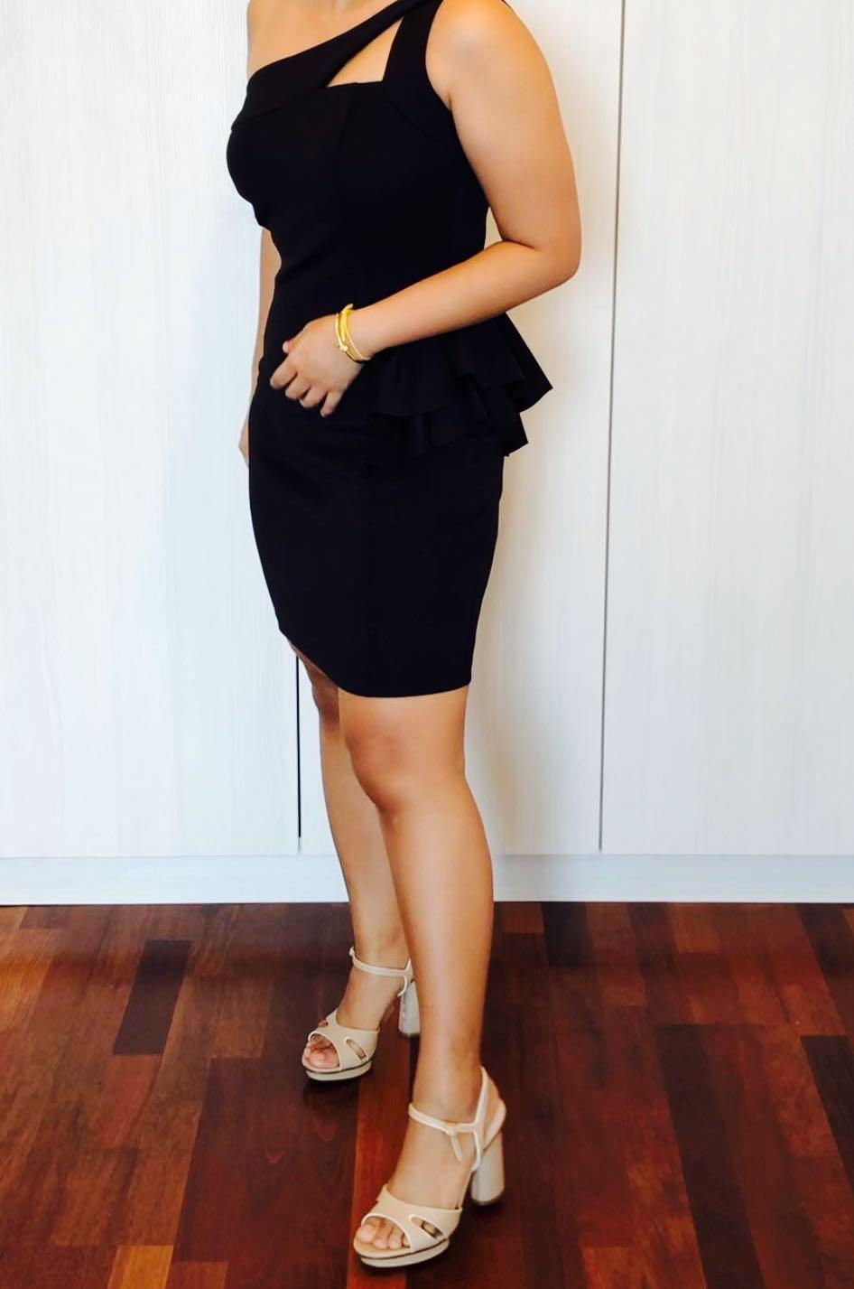 Classy Little Black Dress Suite Blanco