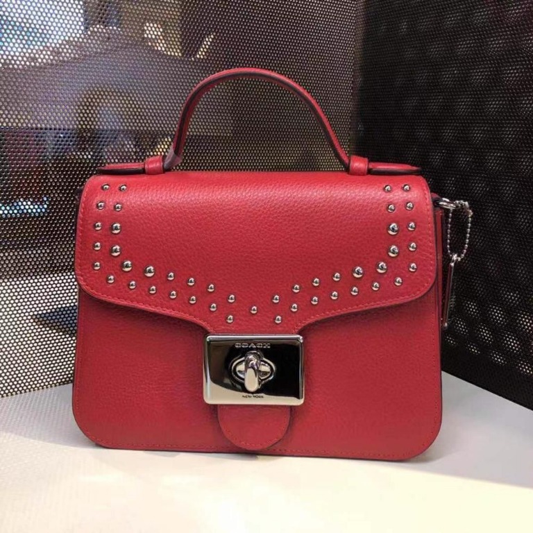 Cassidy top handle crossbody with rivets clearance