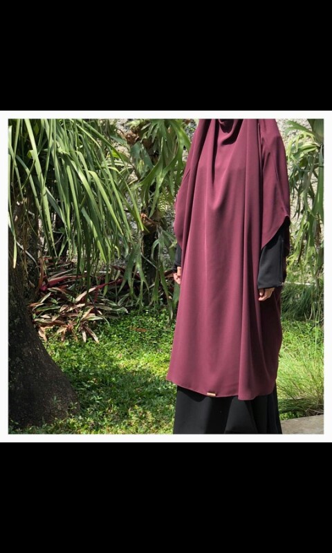 Cordoba Khimar By Shafa Jilbab Fesyen Wanita Muslim Fashion Lainnya Di Carousell