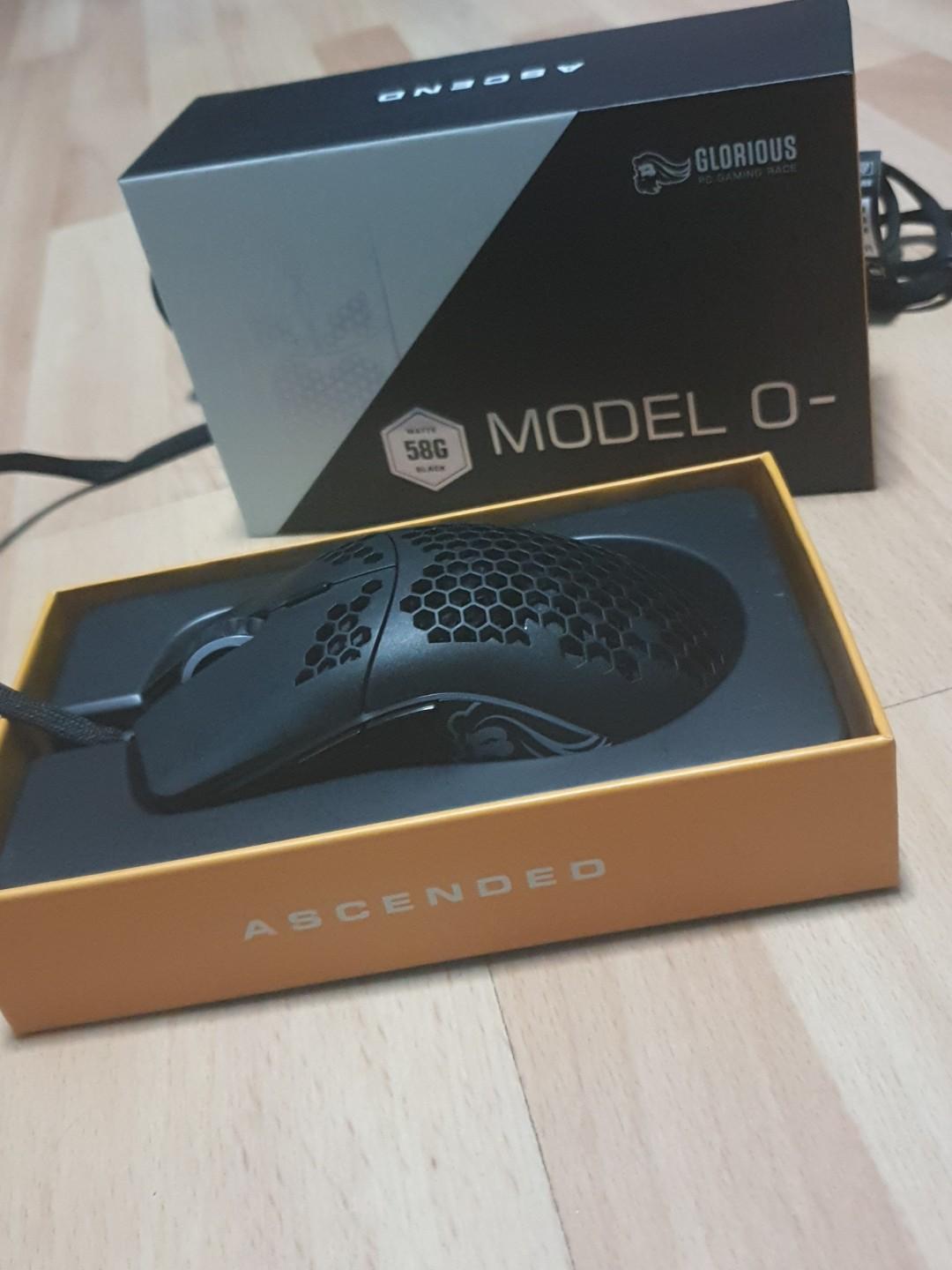 Glorious Model O Minus Gaming Mice Matte Black Electronics Computer Parts Accessories On Carousell