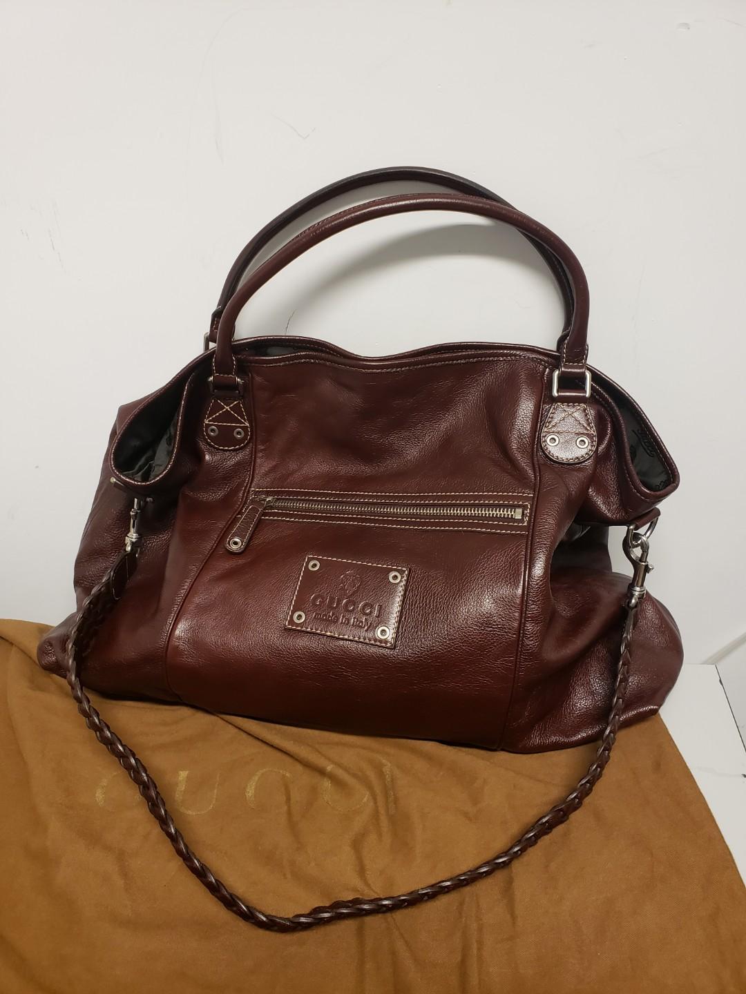 Gucci Leather Signature Extra Large Tote Ping Weekender Duffle Gucci Leather Signature Extra Large