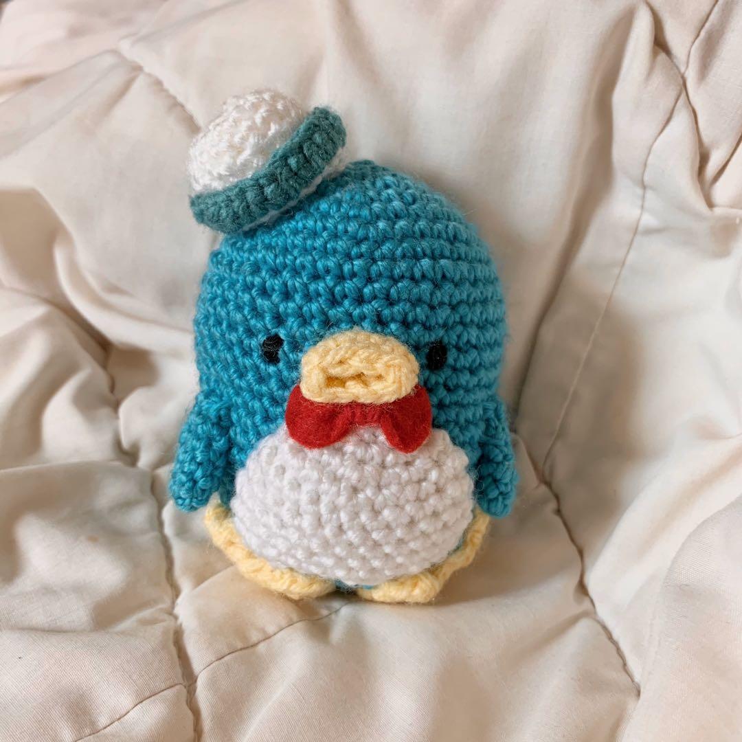 Handmade Tuxedo Sam Crochet Plush (Amigurumi), Hobbies & Toys