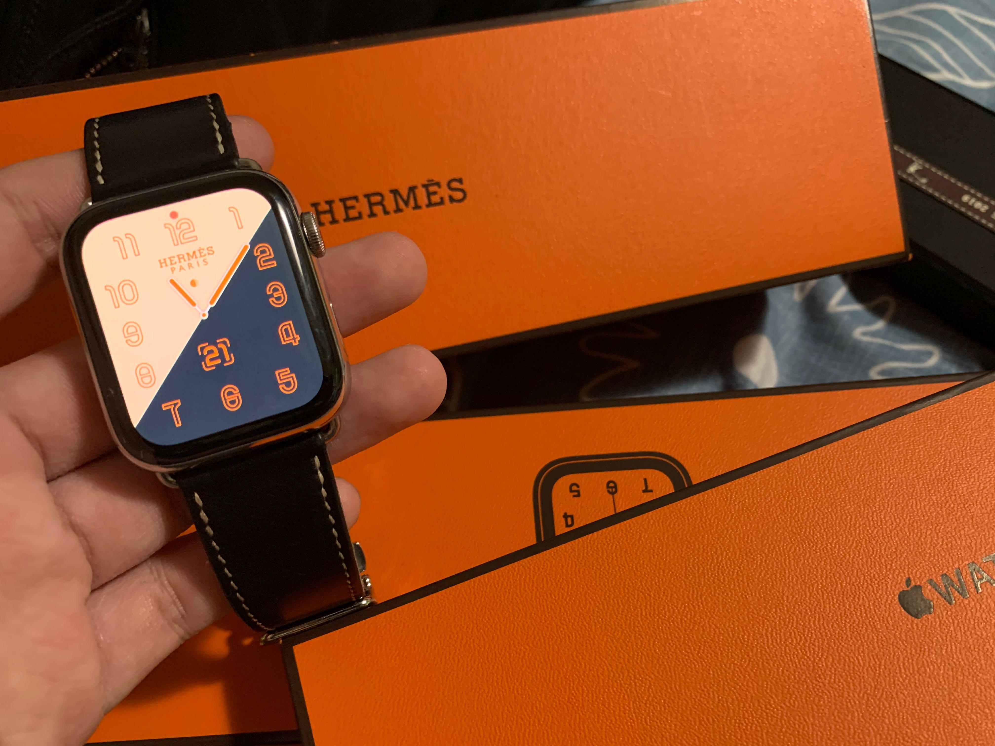 hermes apple watch series 4 deployment buckle 44mm, 名牌, 手錶