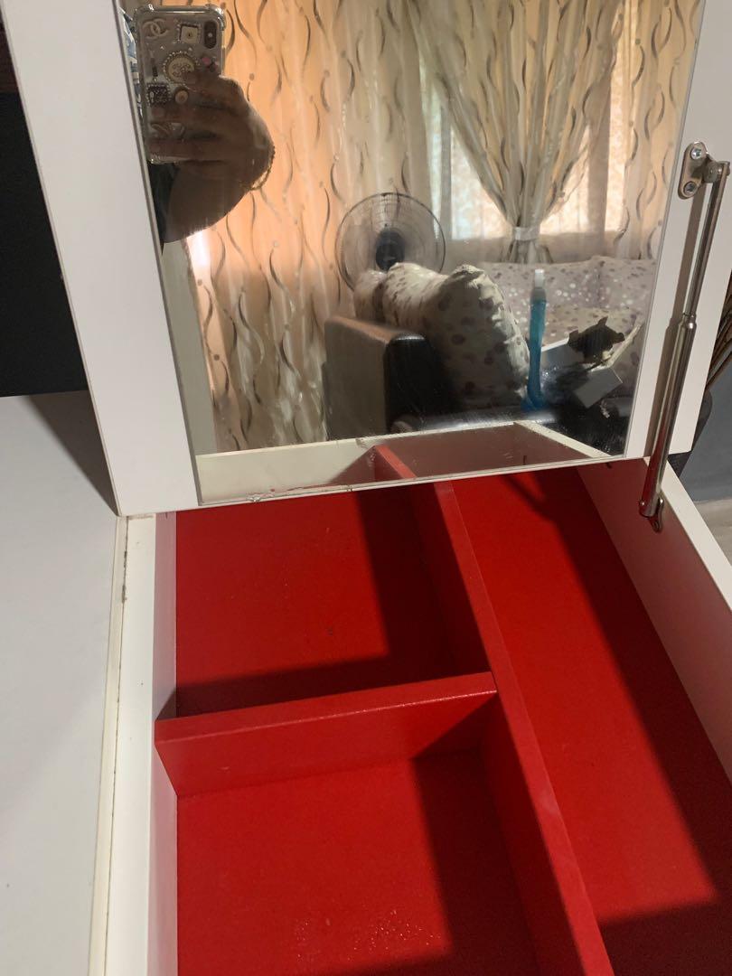 Ikea vanity table with mirror, Furniture & Home Living, Furniture ...