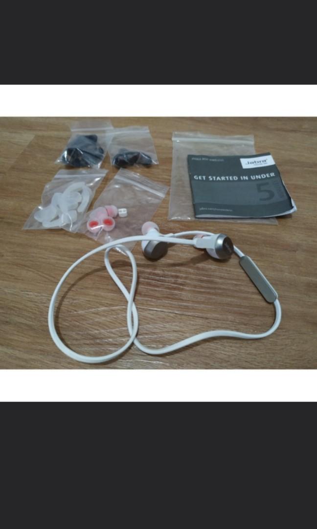 Jabra Rox Wireless (Category: Headphones & Headsets) located in Marikina City. Submitted by marko_013 (Listing ID 252677521, Image 3). Description: Item is excellent condition. Includes spare ear plugs Special Features • Noise Cancelling • Volume Limiting • Wireless Microphones & Controls , For Sports and Fitness Meet-up • SM Masinag • SM Marikina • Sta Lucia.