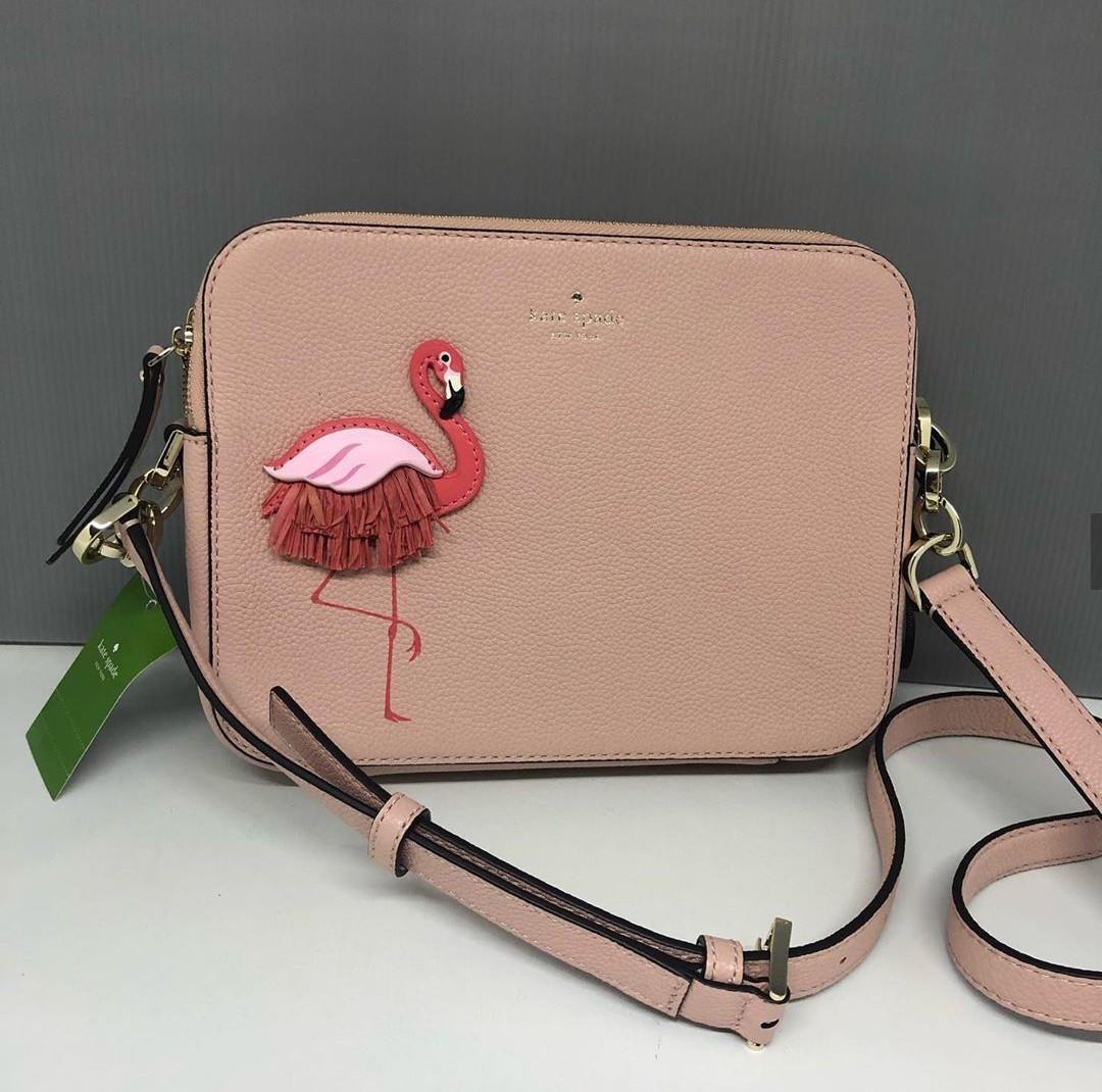 Kate Spade Camera Bag 23 17 By The Pool Flamingo Multi