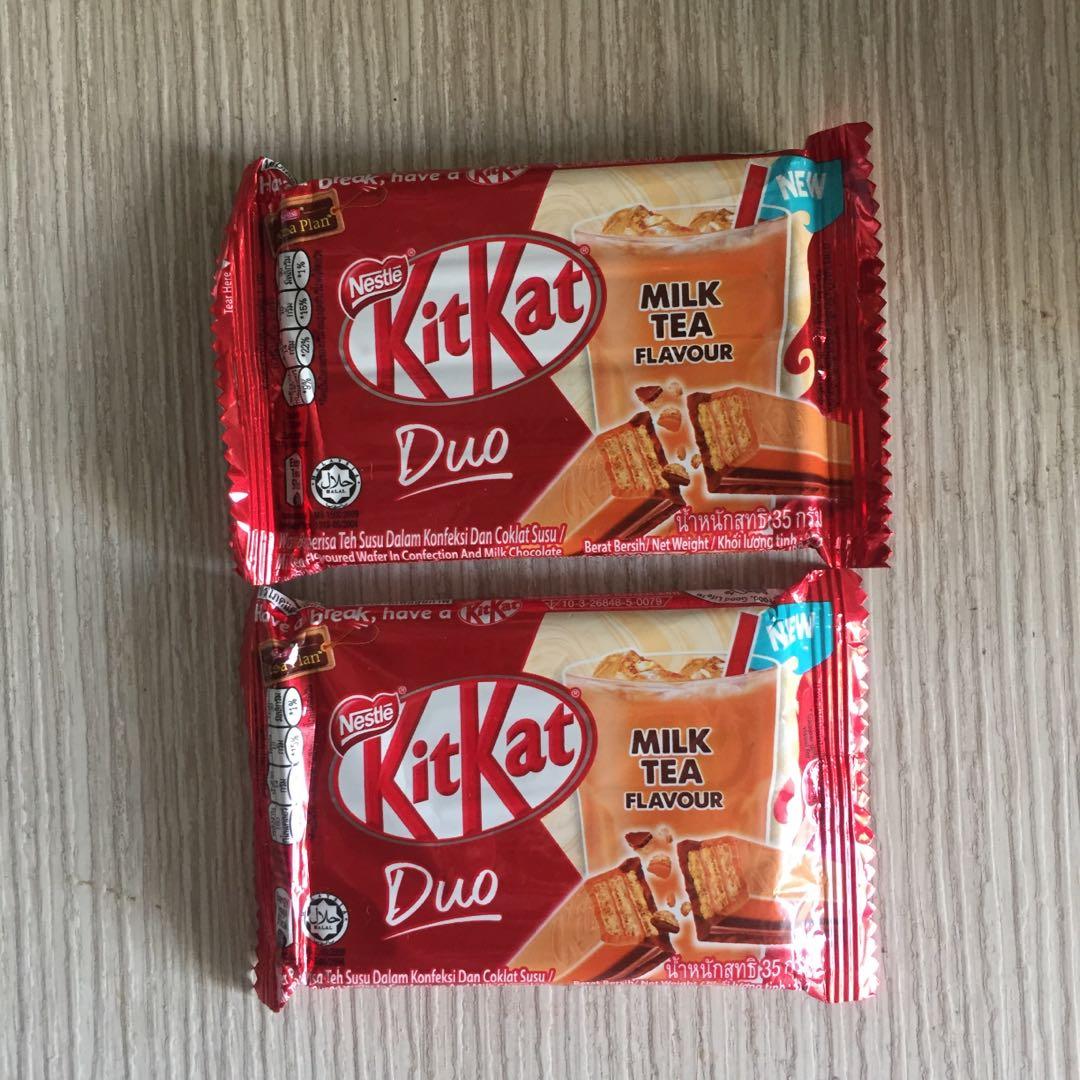 Kitkat Duo Milk Tea Flavour on Carousell