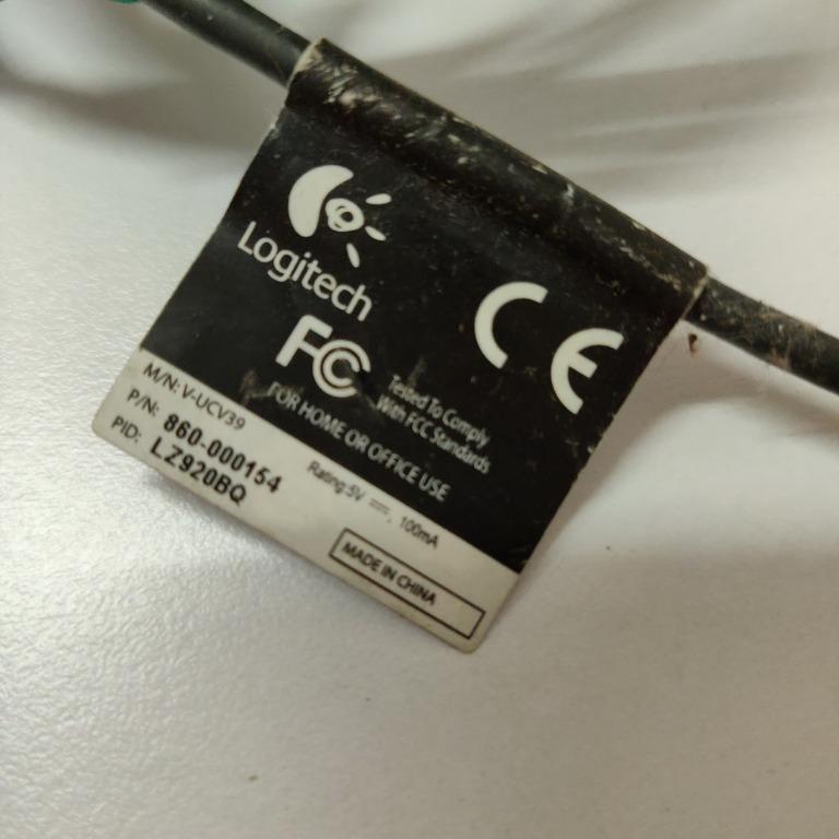 Logitech QuickCam V UCV39 Webcam Camera for Sale