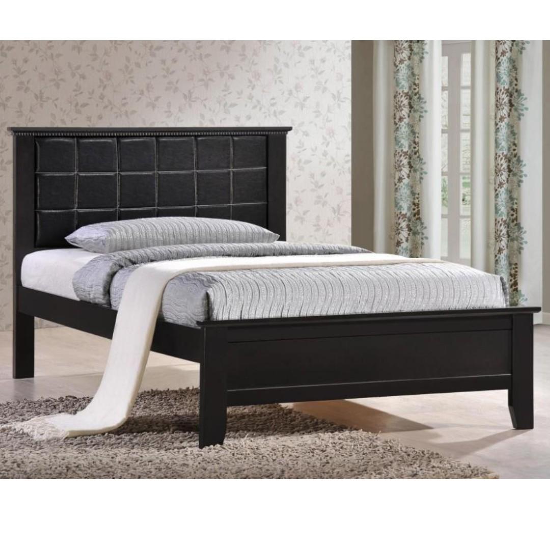 Longlife Sb339pu Wooden Bed Frame Malaysian Wood Single Bed Frame Double Bed Semi Queen Bed Frame Queen Bed Frame Home Furniture Furniture Fixtures Beds Mattresses On Carousell