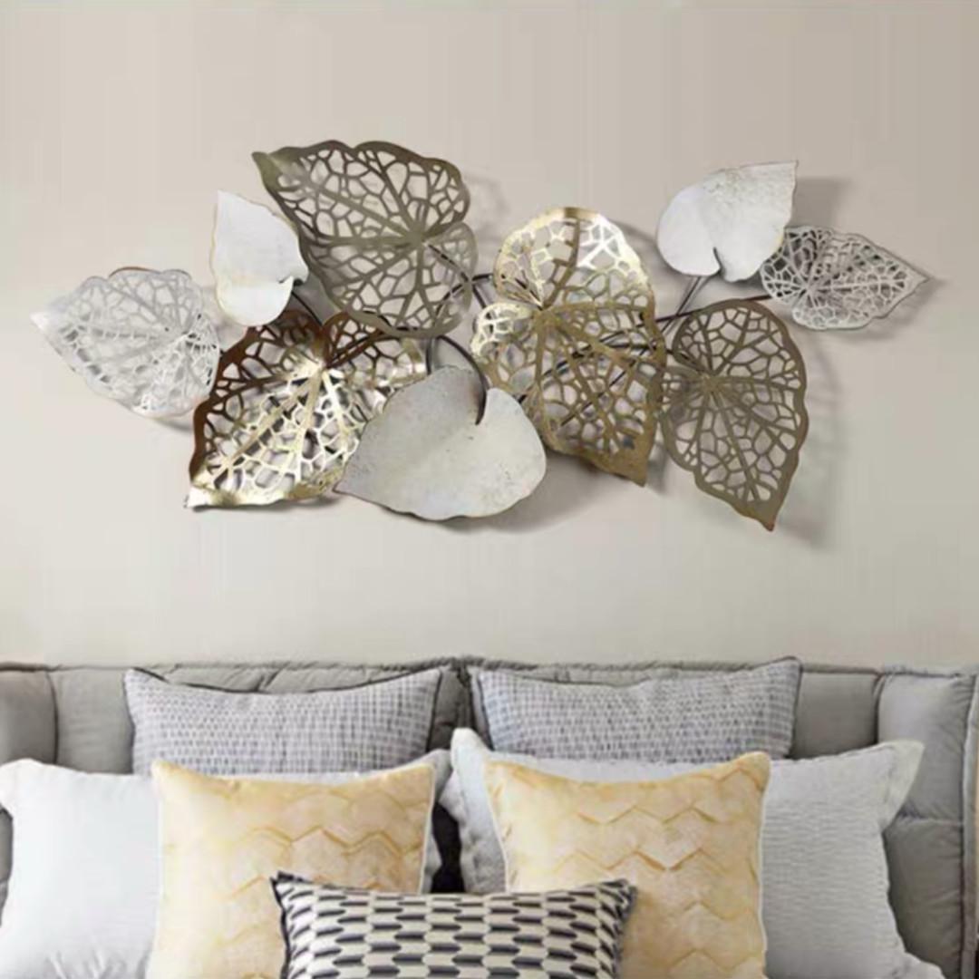 Metallic Wall Decor Frame Wall Art Mural Installation Furniture
