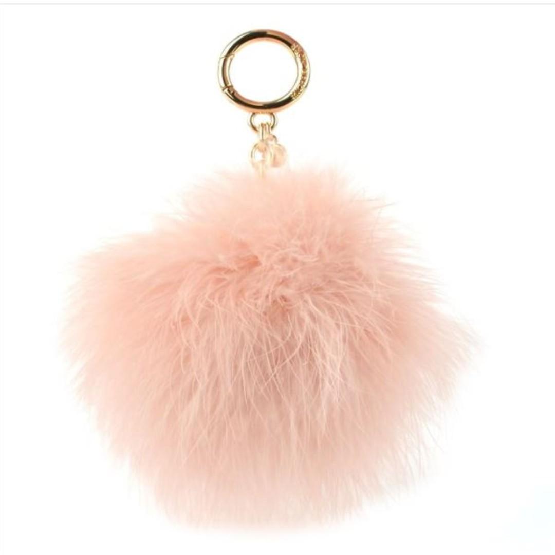 michael kors pom pom keyring