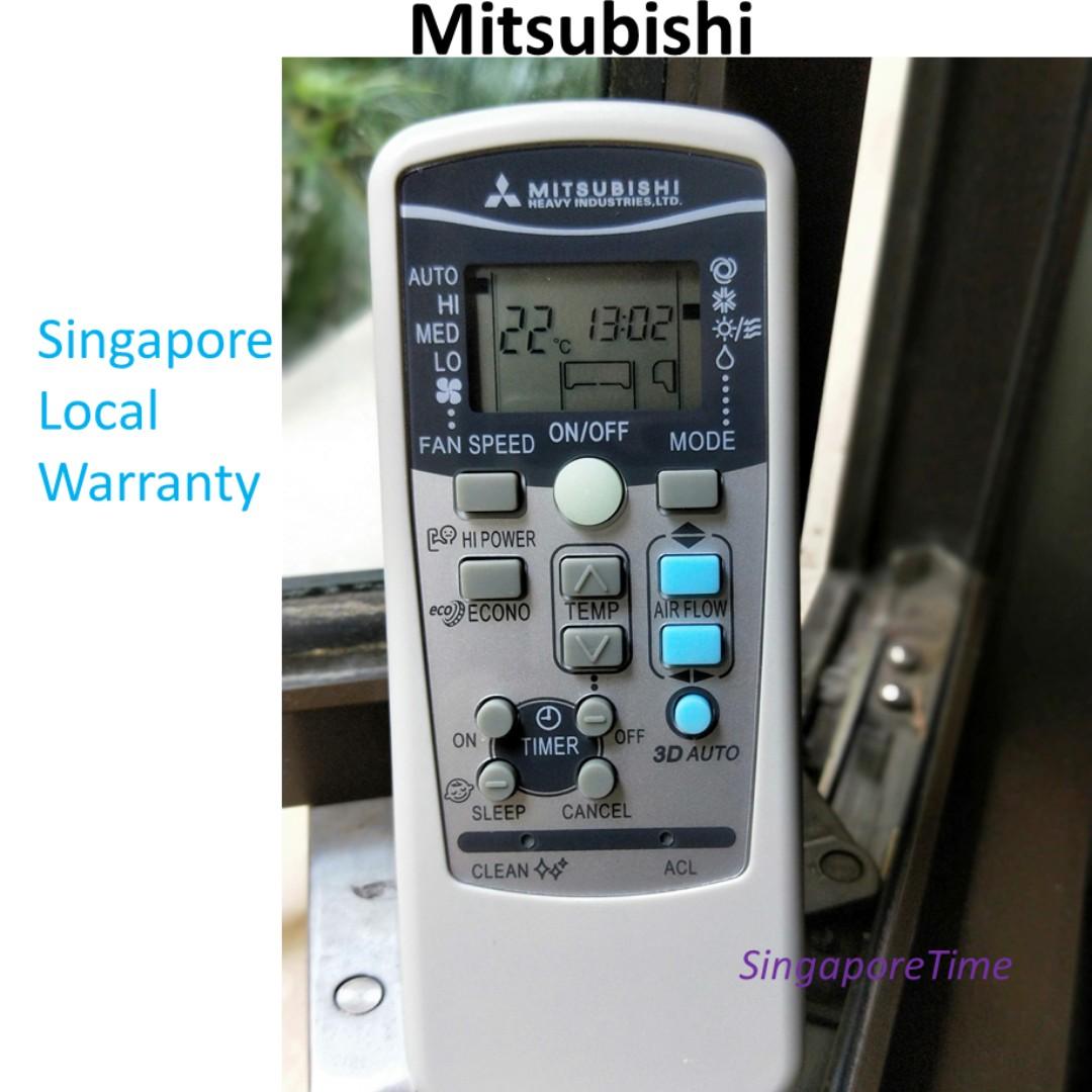 Mitsubishi Aircon Remote Control Rkx502a001a Rkx502a001b Rkx502a001c Mitsubishi Heavy Industry New Home Appliances Cooling Air Care On Carousell