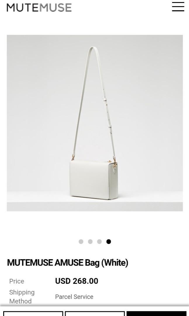 MUTEMUSE AMUSE BAG WHITE W THICK STRAP W HAND CHAIN Women s Fashion Bags Wallets Cross body Bags on Carousell